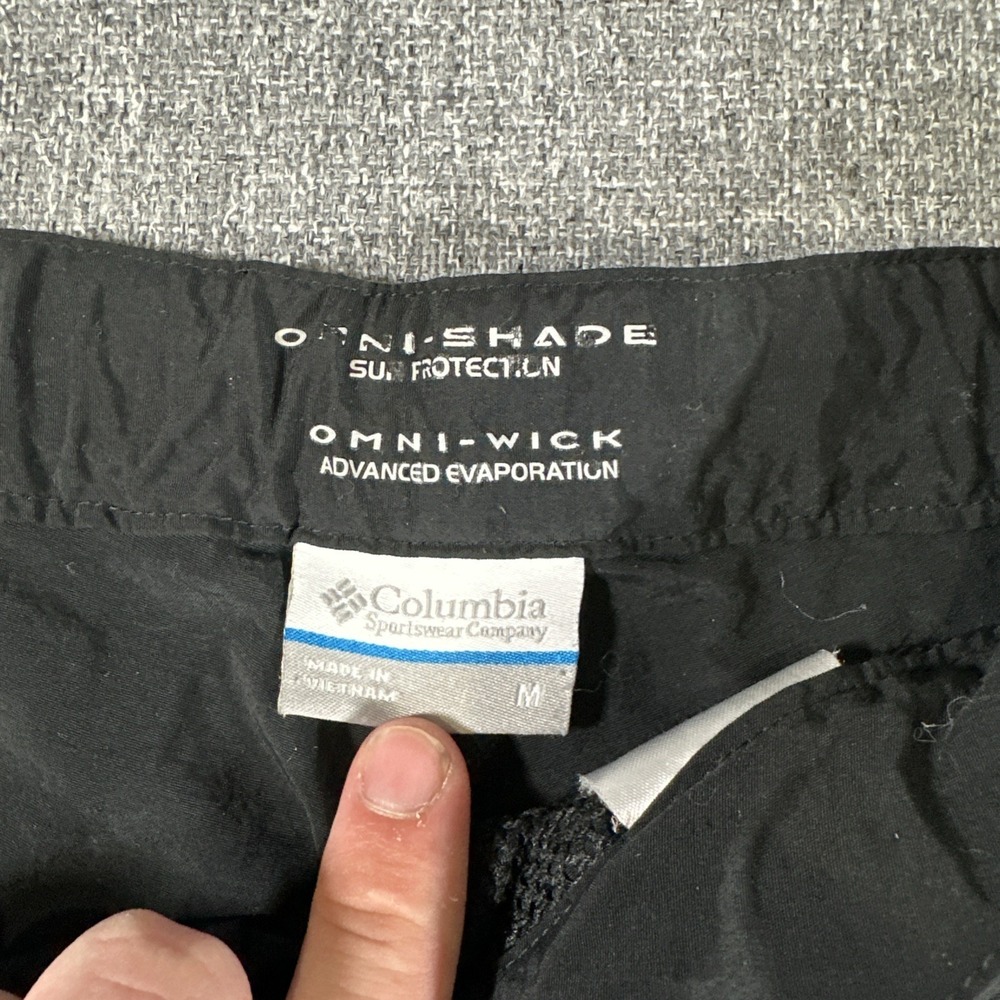Columbia Omni Shade Shorts Womens M Black Hiking Omni Wick Outdoor - Picture 4 of 5